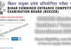 BCECEB Senior Resident & Tutor Recruitment 2024