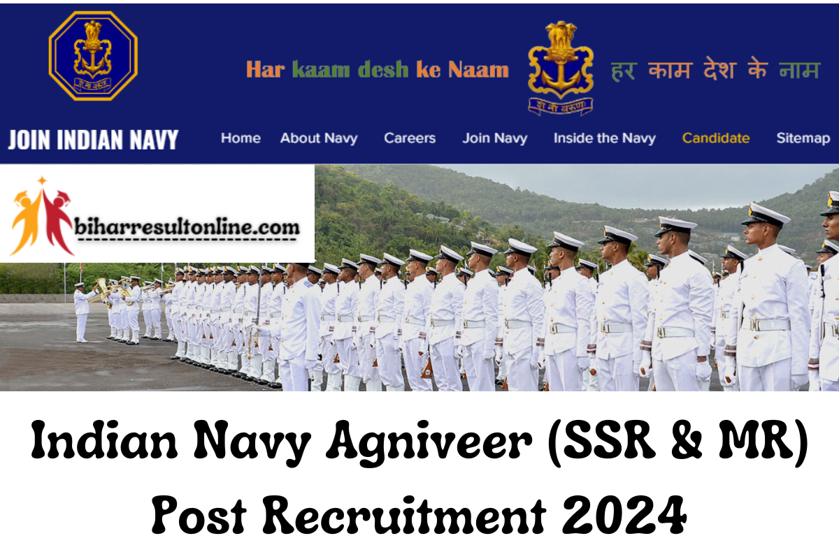 Indian Navy Agniveer MR & SSR Post Recruitment 2024