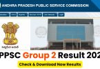 APPSC Group 2 Result 2024