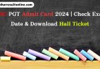 OPSC PGT Admit Card 2024