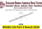 BRABU UG Part 3 Result 2024