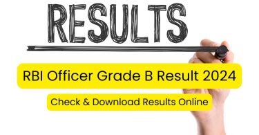 RBI Officer Grade B Result 2024