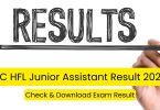 LIC HFL Junior Assistant Result 2024