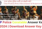 UP Police Constable Answer Key 2024