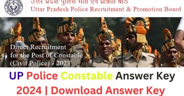 UP Police Constable Answer Key 2024