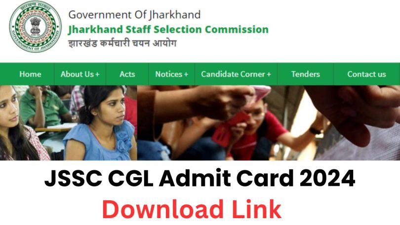 JSSC CGL Admit Card 2024