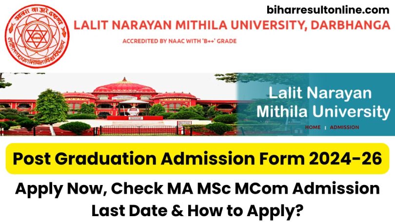 LMNU PG Admission 2024-26