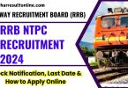 RRB NTPC Recruitment 2024