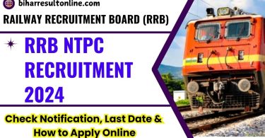 RRB NTPC Recruitment 2024