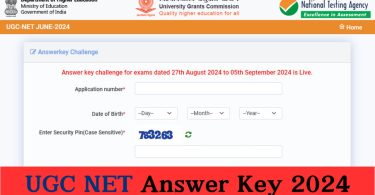 UGC NET Answer Key 2024