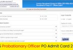 IBPS PO / MT Recruitment Admit Card 2024