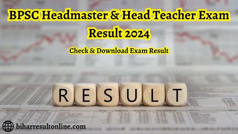 BPSC Headmaster Result 2024