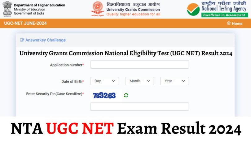 NTA UGC NET Exam Result 2024