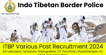 ITBP Various Posts Recruitment 2024