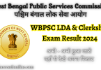 WBPSC Clerkship Exam Result 2024