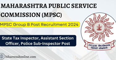 MPSC Group B Recruitment 2024