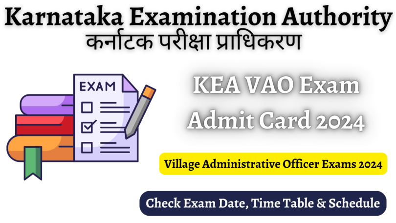 KEA VAO Exam Admit Card 2024