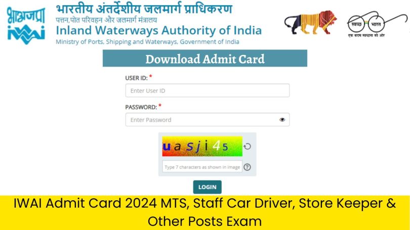 IWAI Various Posts Exam Admit Card 2024