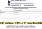 IBPS Probationary Officer Prelims Result 2024