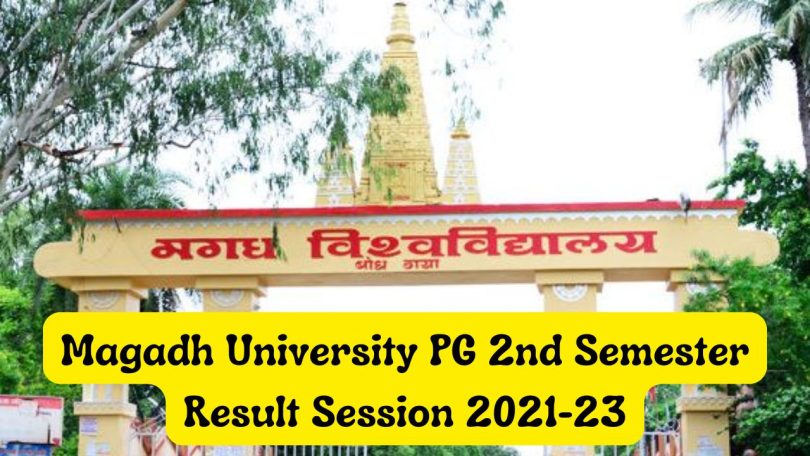 Magadh University PG 2nd Semester Result Session 2021-23