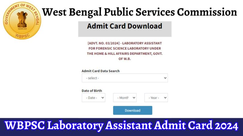 WBPSC Lab Assistant Admit Card 2024