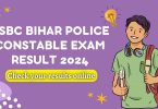 Bihar Police Constable Result 2024