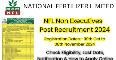 NFL Non Executives Various Post Recruitment 2024