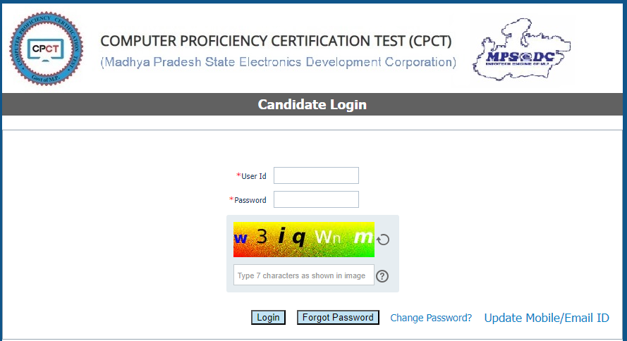 Madhya Pradesh CPCT Result 2024