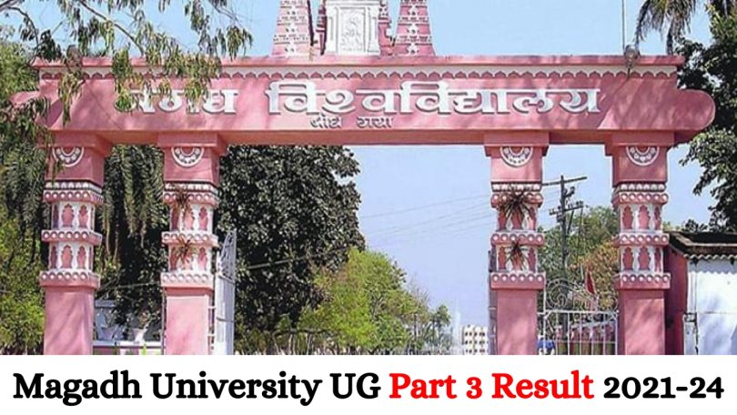 Magadh University UG Part 3 Result 2021-24