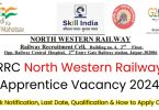 RRC NWR Apprentice Recruitment 2024