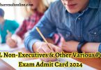 NFL Non-Executive Admit Card 2024