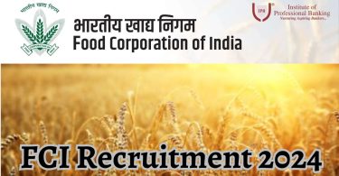 Food Corporation of India Recruitment 2024