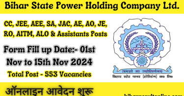 BSPHCL Various Post Recruitment 2024